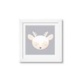 Picture of Gray Deer _GroupedProduct_Square_Mini_ _GroupedProduct_Square_Framed_Matted_