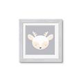 Picture of Gray Deer _GroupedProduct_Square_Mini_ _GroupedProduct_Square_Framed_Matted_