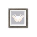 Picture of Gray Deer _GroupedProduct_Square_Mini_ _GroupedProduct_Square_Framed_Matted_
