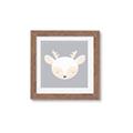 Picture of Gray Deer _GroupedProduct_Square_Mini_ _GroupedProduct_Square_Framed_Matted_