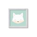 Picture of Green Fox _GroupedProduct_Square_Mini_ _GroupedProduct_Square_Framed_Matted_