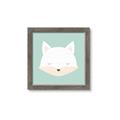 Picture of Green Fox _GroupedProduct_Square_Mini_ _GroupedProduct_Square_Framed_Matted_