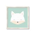 Picture of Green Fox _GroupedProduct_Square_Mini_ _GroupedProduct_Square_Framed_Matted_