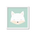 Picture of Green Fox _GroupedProduct_Square_Mini_ _GroupedProduct_Square_Framed_Matted_