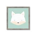 Picture of Green Fox _GroupedProduct_Square_Mini_ _GroupedProduct_Square_Framed_Matted_