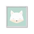Picture of Green Fox _GroupedProduct_Square_Mini_ _GroupedProduct_Square_Framed_Matted_