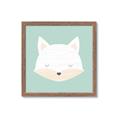 Picture of Green Fox _GroupedProduct_Square_Mini_ _GroupedProduct_Square_Framed_Matted_