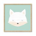 Picture of Green Fox _GroupedProduct_Square_Mini_ _GroupedProduct_Square_Framed_Matted_