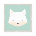 Picture of Green Fox _GroupedProduct_Square_Mini_ _GroupedProduct_Square_Framed_Matted_