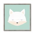 Picture of Green Fox _GroupedProduct_Square_Mini_ _GroupedProduct_Square_Framed_Matted_