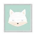 Picture of Green Fox _GroupedProduct_Square_Mini_ _GroupedProduct_Square_Framed_Matted_