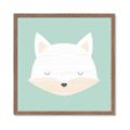 Picture of Green Fox _GroupedProduct_Square_Mini_ _GroupedProduct_Square_Framed_Matted_