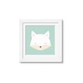 Picture of Green Fox _GroupedProduct_Square_Mini_ _GroupedProduct_Square_Framed_Matted_
