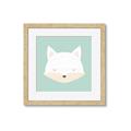 Picture of Green Fox _GroupedProduct_Square_Mini_ _GroupedProduct_Square_Framed_Matted_