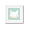 Picture of Green Fox _GroupedProduct_Square_Mini_ _GroupedProduct_Square_Framed_Matted_
