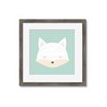 Picture of Green Fox _GroupedProduct_Square_Mini_ _GroupedProduct_Square_Framed_Matted_