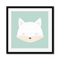 Picture of Green Fox _GroupedProduct_Square_Mini_ _GroupedProduct_Square_Framed_Matted_