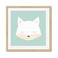 Picture of Green Fox _GroupedProduct_Square_Mini_ _GroupedProduct_Square_Framed_Matted_