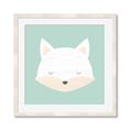 Picture of Green Fox _GroupedProduct_Square_Mini_ _GroupedProduct_Square_Framed_Matted_