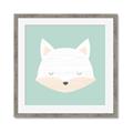 Picture of Green Fox _GroupedProduct_Square_Mini_ _GroupedProduct_Square_Framed_Matted_