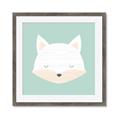 Picture of Green Fox _GroupedProduct_Square_Mini_ _GroupedProduct_Square_Framed_Matted_
