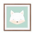Picture of Green Fox _GroupedProduct_Square_Mini_ _GroupedProduct_Square_Framed_Matted_