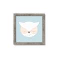 Picture of Teal Owl _GroupedProduct_Square_Mini_ _GroupedProduct_Square_Framed_Matted_