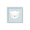 Picture of Teal Owl _GroupedProduct_Square_Mini_ _GroupedProduct_Square_Framed_Matted_