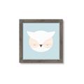 Picture of Teal Owl _GroupedProduct_Square_Mini_ _GroupedProduct_Square_Framed_Matted_
