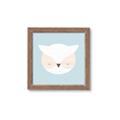 Picture of Teal Owl _GroupedProduct_Square_Mini_ _GroupedProduct_Square_Framed_Matted_
