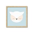 Picture of Teal Owl _GroupedProduct_Square_Mini_ _GroupedProduct_Square_Framed_Matted_