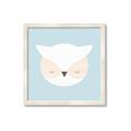 Picture of Teal Owl _GroupedProduct_Square_Mini_ _GroupedProduct_Square_Framed_Matted_