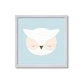 Picture of Teal Owl _GroupedProduct_Square_Mini_ _GroupedProduct_Square_Framed_Matted_