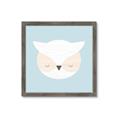 Picture of Teal Owl _GroupedProduct_Square_Mini_ _GroupedProduct_Square_Framed_Matted_