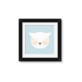 Picture of Teal Owl _GroupedProduct_Square_Mini_ _GroupedProduct_Square_Framed_Matted_