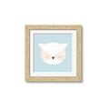Picture of Teal Owl _GroupedProduct_Square_Mini_ _GroupedProduct_Square_Framed_Matted_