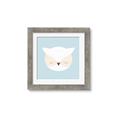 Picture of Teal Owl _GroupedProduct_Square_Mini_ _GroupedProduct_Square_Framed_Matted_