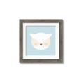 Picture of Teal Owl _GroupedProduct_Square_Mini_ _GroupedProduct_Square_Framed_Matted_