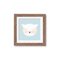 Picture of Teal Owl _GroupedProduct_Square_Mini_ _GroupedProduct_Square_Framed_Matted_