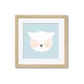 Picture of Teal Owl _GroupedProduct_Square_Mini_ _GroupedProduct_Square_Framed_Matted_