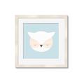 Picture of Teal Owl _GroupedProduct_Square_Mini_ _GroupedProduct_Square_Framed_Matted_