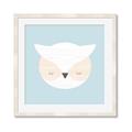 Picture of Teal Owl _GroupedProduct_Square_Mini_ _GroupedProduct_Square_Framed_Matted_