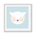 Picture of Teal Owl _GroupedProduct_Square_Mini_ _GroupedProduct_Square_Framed_Matted_