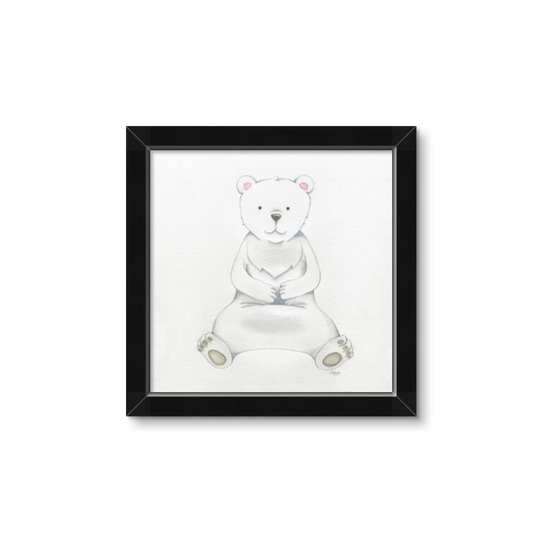 Picture of Nursery Polar Bear _GroupedProduct_Square_Mini_ _GroupedProduct_Square_Framed_Matted_