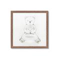 Picture of Nursery Polar Bear _GroupedProduct_Square_Mini_ _GroupedProduct_Square_Framed_Matted_