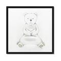Picture of Nursery Polar Bear _GroupedProduct_Square_Mini_ _GroupedProduct_Square_Framed_Matted_