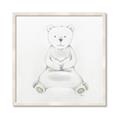 Picture of Nursery Polar Bear _GroupedProduct_Square_Mini_ _GroupedProduct_Square_Framed_Matted_