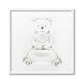 Picture of Nursery Polar Bear _GroupedProduct_Square_Mini_ _GroupedProduct_Square_Framed_Matted_