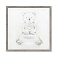 Picture of Nursery Polar Bear _GroupedProduct_Square_Mini_ _GroupedProduct_Square_Framed_Matted_
