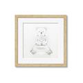 Picture of Nursery Polar Bear _GroupedProduct_Square_Mini_ _GroupedProduct_Square_Framed_Matted_